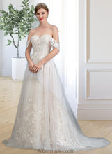 Load image into Gallery viewer, Reyna Ball-Gown/Princess Sweetheart Sweep Train Tulle Wedding Dress XXBP0013685