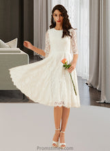 Load image into Gallery viewer, Luciana A-Line Knee-Length Wedding Dress XXBP0013699