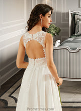 Load image into Gallery viewer, Jaylin A-Line V-neck Knee-Length Wedding Dress With Lace Sequins XXBP0013703