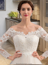 Load image into Gallery viewer, Paola Ball-Gown/Princess Chapel Train Tulle Lace Wedding Dress XXBP0013704