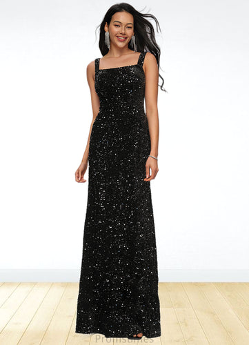 Paloma Sheath/Column Scoop Floor-Length Sequin Prom Dresses XXBP0022228