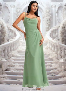 Marlie A-line Cowl Floor-Length Chiffon Bridesmaid Dress XXBP0025741