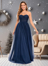 Load image into Gallery viewer, Sofia Ball-Gown/Princess Sweetheart Sweep Train Tulle Prom Dresses With Beading Sequins XXBP0025848