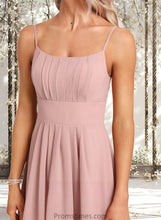 Load image into Gallery viewer, Sadie A-line Scoop Knee-Length Chiffon Homecoming Dress XXBP0025686