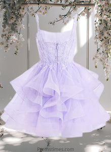 Jaliyah Ball-Gown/Princess Sweetheart Short Tulle Homecoming Dress XXBP0025677