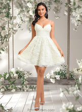 Load image into Gallery viewer, Leia A-line V-Neck Short Lace Homecoming Dress XXBP0025708