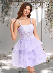 Jaliyah Ball-Gown/Princess Sweetheart Short Tulle Homecoming Dress XXBP0025677