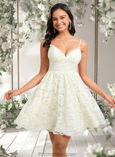 Load image into Gallery viewer, Leia A-line V-Neck Short Lace Homecoming Dress XXBP0025708