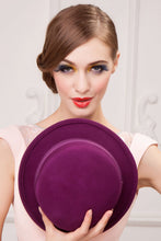 Load image into Gallery viewer, Ladies&#39; Fashion Autumn/Winter Wool With Bowler /Cloche Hat