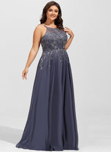 Load image into Gallery viewer, Prom Dresses A-Line Sequins With Floor-Length Alessandra Chiffon Scoop