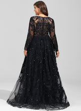 Load image into Gallery viewer, Sequins Prom Dresses With Tulle V-neck Rosemary Ball-Gown/Princess Sweep Lace Train