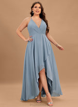 Load image into Gallery viewer, A-Line Asymmetrical Prom Dresses Camille V-neck Chiffon