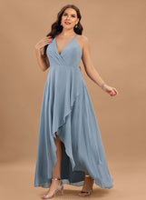 Load image into Gallery viewer, A-Line Asymmetrical Prom Dresses Camille V-neck Chiffon