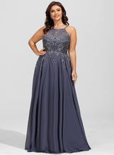 Load image into Gallery viewer, Prom Dresses A-Line Sequins With Floor-Length Alessandra Chiffon Scoop