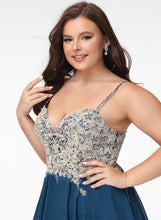 Load image into Gallery viewer, Alana Short/Mini With A-Line Beading Chiffon Lace V-neck Prom Dresses