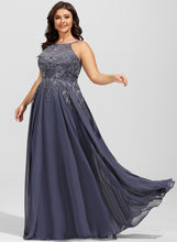 Load image into Gallery viewer, Prom Dresses A-Line Sequins With Floor-Length Alessandra Chiffon Scoop