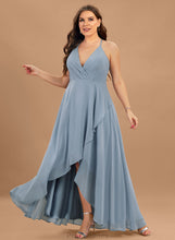 Load image into Gallery viewer, A-Line Asymmetrical Prom Dresses Camille V-neck Chiffon