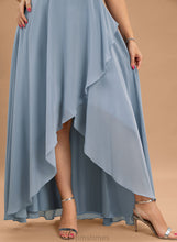 Load image into Gallery viewer, A-Line Asymmetrical Prom Dresses Camille V-neck Chiffon