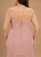 Load image into Gallery viewer, Court Sequins Chiffon Anne Off-the-Shoulder With Train Prom Dresses Lace Trumpet/Mermaid