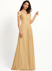 Floor-Length Prom Dresses Tracy A-Line V-neck