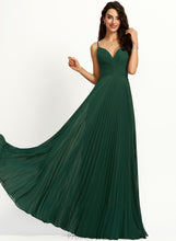 Load image into Gallery viewer, V-neck Prom Dresses A-Line Floor-Length Jasmine With Pleated