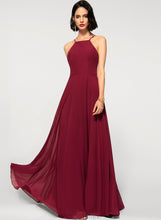 Load image into Gallery viewer, A-Line Square Floor-Length Chiffon Prom Dresses Taylor Scoop