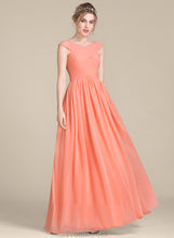 Load image into Gallery viewer, Floor-Length Prom Dresses Ruffle Chiffon Ball-Gown/Princess With Kailyn V-neck