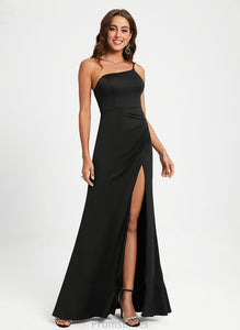 Prom Dresses Jersey One-Shoulder Sheath/Column Floor-Length Deanna