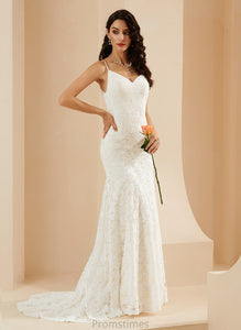 Wedding V-neck Trumpet/Mermaid Court Renata Wedding Dresses Train Dress