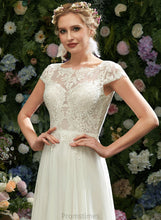 Load image into Gallery viewer, Illusion Wedding Dresses Sequins Lace Wedding With Dress Floor-Length Kenna A-Line