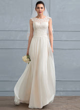 Load image into Gallery viewer, Sequins With A-Line Chiffon Wedding Dresses Dress Wedding Floor-Length Beading Alina