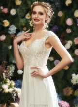 Load image into Gallery viewer, Dress Kassidy With Floor-Length Wedding Dresses Lace A-Line V-neck Wedding