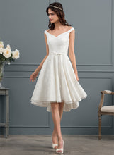 Load image into Gallery viewer, Lace With Bow(s) Dress Wedding Dresses A-Line Brooke Asymmetrical Wedding