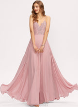 Load image into Gallery viewer, Tamara Floor-Length A-Line V-neck Chiffon Prom Dresses