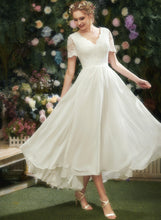 Load image into Gallery viewer, With Wedding Dresses Hadley Dress Wedding Lace Asymmetrical V-neck A-Line