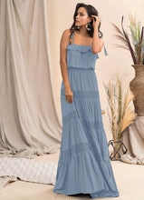 Load image into Gallery viewer, Yasmin A-Line/Princess Floor Length Natural Waist Sleeveless Scoop Bridesmaid Dresses