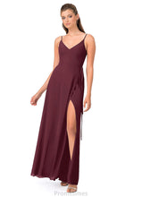 Load image into Gallery viewer, Micah Sleeveless Floor Length Natural Waist A-Line/Princess Straps Bridesmaid Dresses