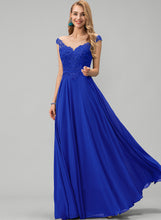 Load image into Gallery viewer, Floor-Length Sequins With Scoop Prom Dresses Chiffon Karlee A-Line