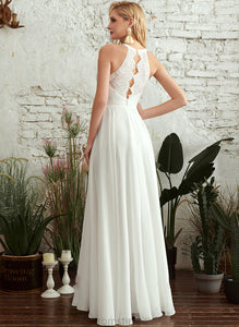 Dress Wedding Dresses Ally Neck Wedding Floor-Length A-Line Scoop