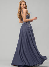 Load image into Gallery viewer, Prom Dresses A-Line Sequins With Floor-Length Alessandra Chiffon Scoop