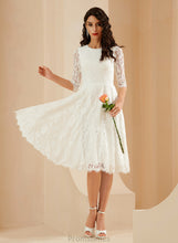 Load image into Gallery viewer, Wedding A-Line Dress Knee-Length Ximena Wedding Dresses