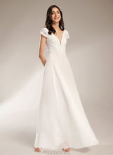 Load image into Gallery viewer, Wedding Dresses Floor-Length V-neck Dress Deborah Wedding A-Line