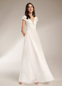 Wedding Dresses Floor-Length V-neck Dress Deborah Wedding A-Line