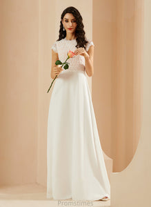 Wedding Lace Dress Scoop With Lyla A-Line Wedding Dresses Floor-Length Neck