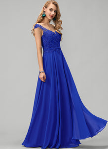 Floor-Length Sequins With Scoop Prom Dresses Chiffon Karlee A-Line