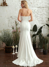 Load image into Gallery viewer, Wedding Sweep Marin Trumpet/Mermaid Strapless Dress Train Wedding Dresses