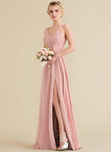 Lace Sweetheart Prom Dresses Chiffon A-Line Noemi Floor-Length