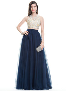 Skirt Prom Dresses Prom A-Line Floor-Length Tulle Adalynn