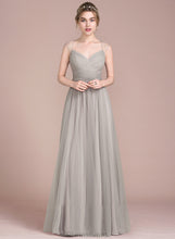 Load image into Gallery viewer, Prom Dresses Riley V-neck Beading With Tulle Floor-Length Ruffle Ball-Gown/Princess