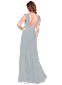 Carleigh Natural Waist One Shoulder Velvet Trumpet/Mermaid Sleeveless Floor Length Bridesmaid Dresses